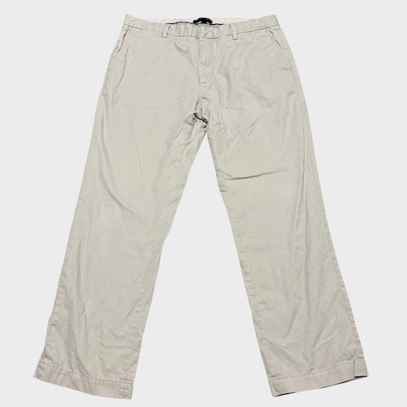 Banana Republic Other - Banana Republic Emerson Chino Pants Khaki Mens 35x29 Cotton Flat Front